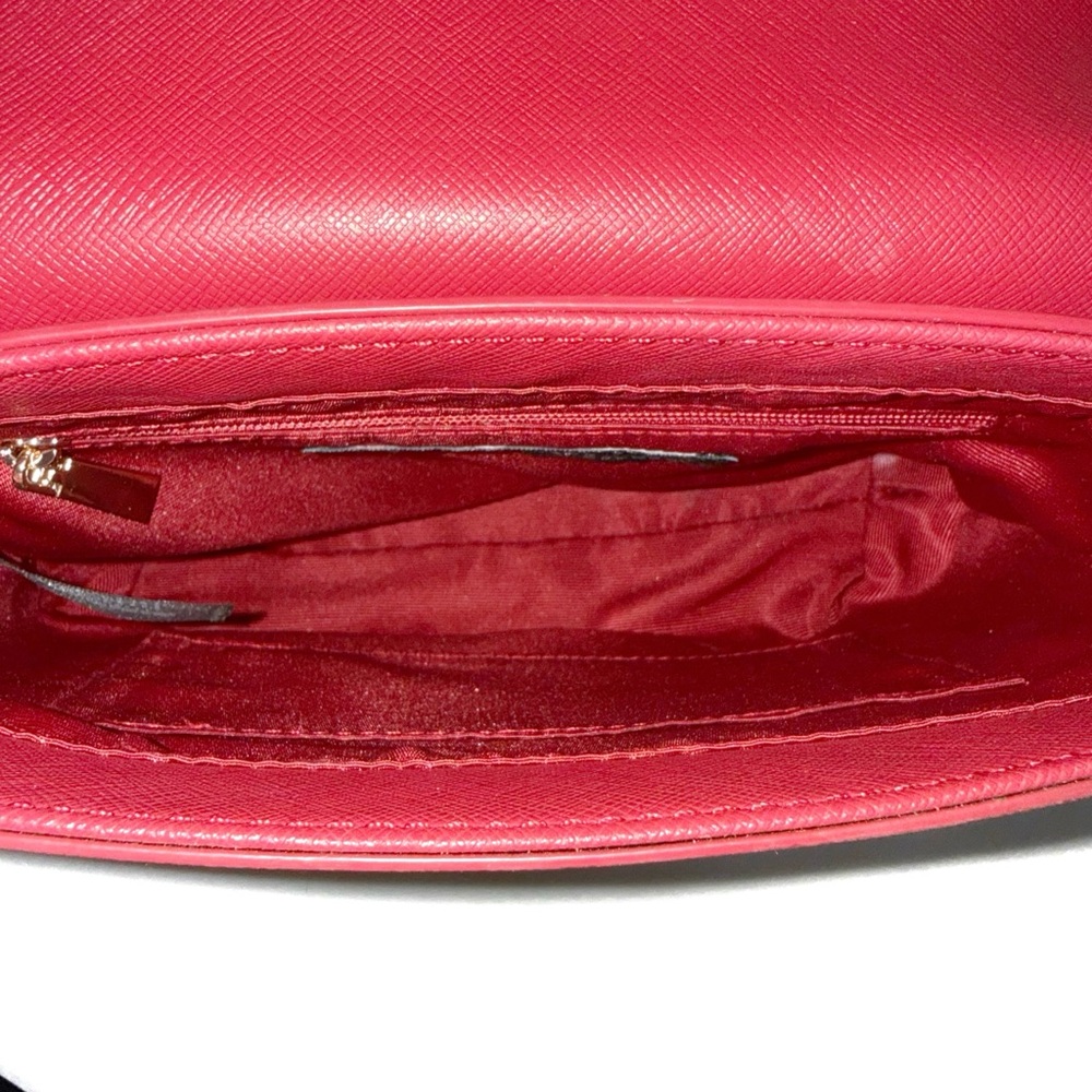White House Black Market Leather Suede Crossbody Purse - Picture 11 of 14